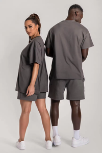 Fabricant et Fournisseur OEM Personnalisé de Vêtements en Gros – Ensemble d'Été en Jersey de Coton Premium GSM pour Production de Vêtements en Vrac - Product Image 2