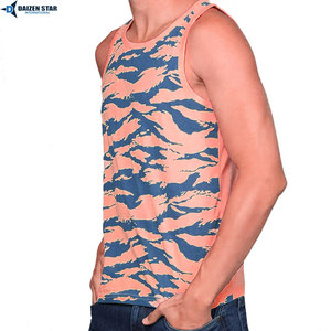 OEM Custom Logo Breathable Knitted Cotton Tank Tops Men Sleeveless Quick Dry Eco-Friendly Sportswear Wholesale - Product Image 5