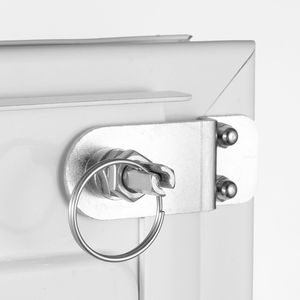 Porta per Cani Resistente alle Intemperie 31,2 cm x 43,5 cm, Facile da Installare, con Sistema a 3 Sportelli, Telaio in Metallo, Serratura per Uso Interno ed Esterno - Product Image 5