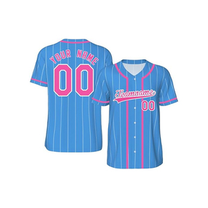 Best Selling Unisex Baseball Jersey Custom Design Team Wear Uniform <b>Set</b> New Style Comfortable Quick Dry 100% Polyester - Product Image 1