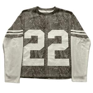 Camiseta Premium de Doble Capa para Hombre con Logotipo Personalizado |   Tela de Algodón Grueso |   Ropa Casual Cálida para la Calle |   Fabricante Mayorista OEM - Product Image 1