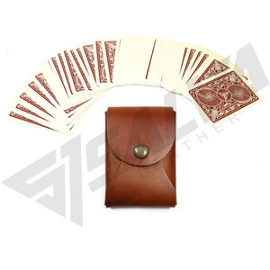 Estuche Organizador de Cartas de Póker de Cuero de Una Sola Capa, Personalizable, con Cierre Magnético - Product Image 3