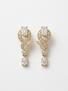 Pendientes de Diamantes Sintéticos de Platino Cultivados en Laboratorio, Corte Brillante, Color E, Certificados por Aigs, Joyería de Lujo Unisex para Regalo de Boda o Fiesta - Product Image 4