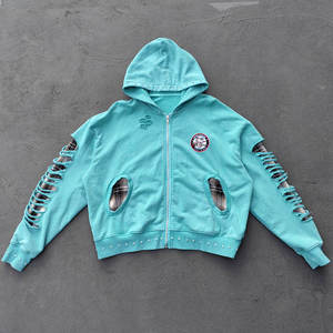 ผู้ผลิตเสื้อฮู้ดดี้ผ้าฝ้ายฟลีซ 100% ทรงเข้ารูป เป็นมิตรกับสิ่งแวดล้อม ระบายอากาศได้ดี สำหรับฤดูหนาว  แบบซักพิเศษสำหรับผู้ชาย ปักโลโก้ตามสั่ง - Product Image 5