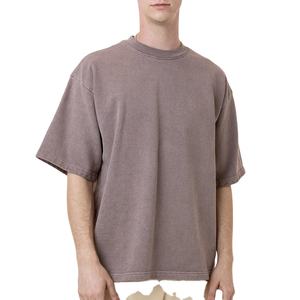 Camisetas de Hombre 100% Algodón, Diseño Personalizado con Logotipo, Camisetas Casuales de Alta Calidad, Holgadas, con Hombros Caídos, para Hombre 2026 - Product Image 4