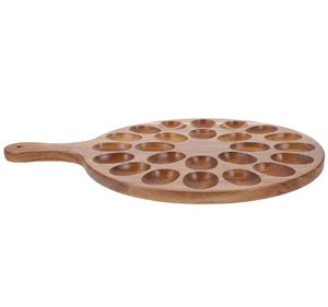 Plateau à œufs en bois d'acacia, plateau à œufs en bois écologique et durable - Product Image 4