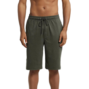 Shorts pour hommes à logo personnalisé, cordon de serrage, pour usage quotidien, respirants, motif imprimé, 100% coton, vente chaude - Product Image 3