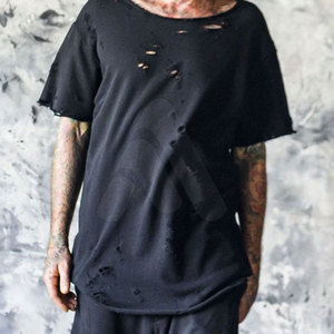 Camiseta de Hombre Estilo Hip Hop, Nueva Llegada, Alta Calidad, 100% Algodón, Casual, Ecológica, Transpirable, de Secado Rápido y Manga Corta - Product Image 2