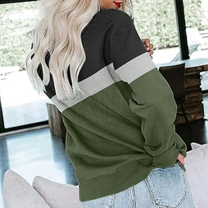 Women <b>Mock</b> <b>Neck</b> Sweatshirt Stylish Cotton Pullover <b>Top</b> Casual Wear Daily Outfit Soft Comfortable Use Women <b>Mock</b> <b>Neck</b> Sweatshirt - Product Image 4