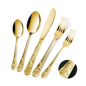 Stainless Steel Cutlery <b>Set</b> Premium Dining Flatware <b>Set</b> <b>for</b> Hotel Restaurant and Catering Service - Product Image 1