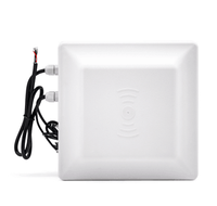 Lecteur RFID UHF longue portée R16 10DB étanche avec antenne intégrée RS232 RS485 Wiegand pour contrôle d'accès et gestion des badges de stationnement