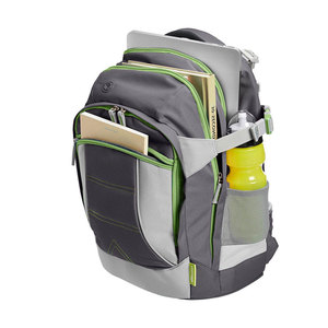 School Going <b>Student</b> <b>Backpack</b> Waterproof Striped Zipper Closure Custom Logo Color Comfortable Stylish Polyester Material - Product Image 4