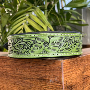 Nouveau produit fabricant collier de chien en cuir usiné à la main personnalisé concepteur de luxe en cuir de vachette véritable colliers pour animaux de compagnie - Product Image 3