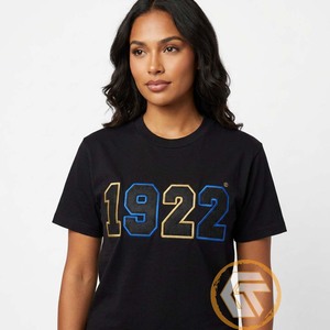 T-shirt Sororité Femme GREEK TREASURES Sigma Gamma Rho en Jersey 100% Coton, Col Rond, Manches Courtes, LOGO, Été – Vente en Gros - Product Image 5