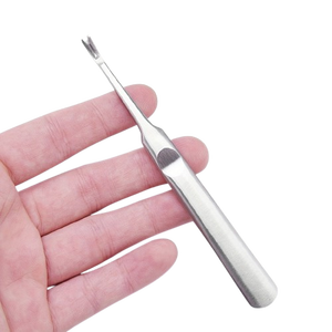 Outil de nettoyage des ongles en acier inoxydable à double extrémité pour la manucure et les soins des cuticules, accessoire de beauté professionnel réutilisable - Product Image 5