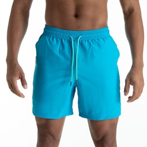 Custom Blank Swim <b>Trunks</b> <b>Men</b> Quick Dry 100% Polyester Anti-UV Elastic Waist Casual Breathable Eco-Friendly Waterproof Shorts - Product Image 1