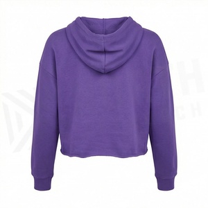 Sudadera con Capucha para Mujer, Manga Larga, Estilo Urbano, Color Liso Personalizable, Ropa de Invierno - Product Image 2