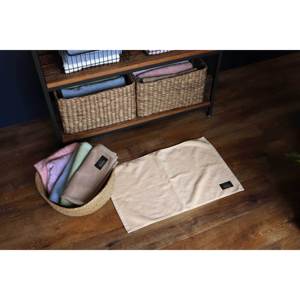Alfombrillas de baño de algodón 100% antimicrobianas de marca personalizada de fabricación japonesa modelo HSLbm 42cm * 65cm muestra Rosa gratis - Product Image 4