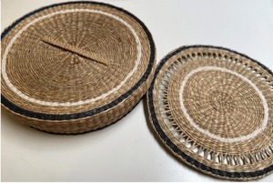 Wholesale Round Seagrass Placemat Handmade Bohemian Style Natural Woven Table <b>Mats</b> Made in Vietnam - Product Image 5
