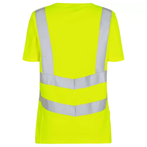 เสื้อยืดแขนสั้นสะท้อนแสงสำหรับงานกลางแจ้ง OEM ปลอดภัย มองเห็นได้ชัดเจน ใช้ได้ทั้งกลางวันและกลางคืน เหมาะสำหรับผู้ชาย ทำงานก่อสร้าง เสื้อทำงานเพื่อความปลอดภัย - Product Image 2