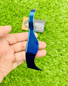 Saaqaans Enterprises Curved Stainless Steel <b>Razor</b> <b>Blade</b> Barbershop Use Lightweight Metal Single Edge Replacement <b>Blade</b> Blue High - Product Image 4