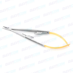 Portaagujas T.C. Castroviejo Recto Dentado 9MM con Mecanismo de Retención 5.1/2 pulg. |   Portaagujas de DAVICON ENTERPRISES - Product Image 5