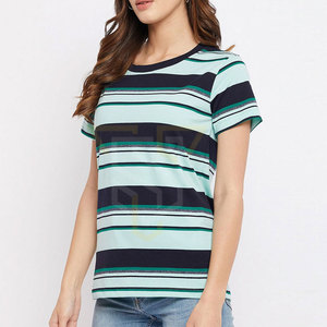 T-shirts pour femmes de couleur unie à prix raisonnable, vente en gros de t-shirts pour femmes, nouveaux arrivages de t-shirts pour femmes - Product Image 2