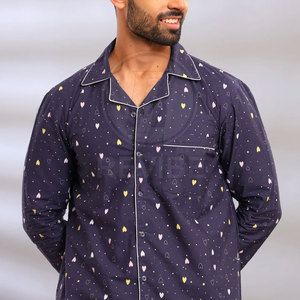 Pijama de Verano para Hombre, Cintura Elástica, 100% Algodón, Ecológico, Transpirable y Cómodo - Product Image 6