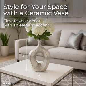 Best Selling Handcrafted Galvanized Flower <b>Vase</b> Artistic Home Decoration <b>Unique</b> Texture Stylish Interior Display Accent - Product Image 4