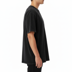 T-shirt homme surdimensionné en coton 100% de haute qualité, impression sérigraphique personnalisée, impression numérique, service OEM - Product Image 4