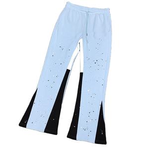 กางเกงจ็อกเกอร์เอวสูงแบบยูนิเซ็กซ์ ผ้าฝ้ายยืด 100% มีเชือกผูก ปรับแต่งโลโก้ได้ ทรงสแต็ค สไตล์ฮิปฮอป น้ำหนักเบา สวมใส่สบาย ปรับแต่งได้ - Product Image 2