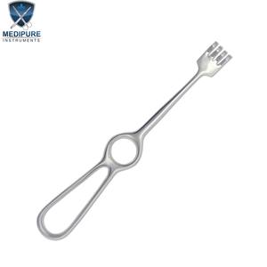 เครื่องมือผ่าตัดแบบ Volkmann Retractor คุณภาพสูง ชนิด Rake คมกริบ 4 ง่าม สำหรับดึงเนื้อเยื่ออ่อน - Product Image 4