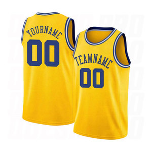 Maillots de basket-ball personnalisés de style premium pour un usage unisexe, légers, confortables, respirants, à manches courtes, imprimés, chemises de sport - Product Image 1