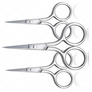 Ciseaux à ongles en acier inoxydable arc-en-ciel, lames pointues, logo personnalisé disponible, taille personnalisée pour les soins des ongles - Product Image 5