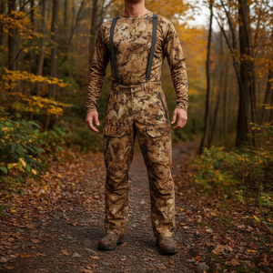 <b>Waterproof</b> Camouflage Hunting Bibs for Men Insulated Silent Tactical <b>Overalls</b> Outdoor Breathable Windproof Field Work Pants - Product Image 1