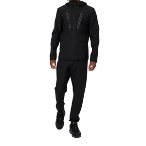 Conjunto Deportivo Personalizado para Hombre, Chaqueta Cortavientos y Pantalones de Punto de Nailon/Poliéster de Secado Rápido para Verano - Product Image 1