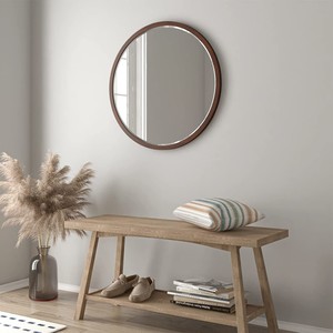 Mango Wood Minimalist Eco-friendly Handmade Wall <b>Mirror</b> Wholesale - Product Image 1