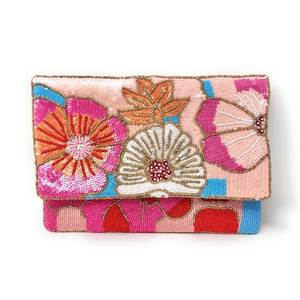 Designer <b>Seed</b> Beads Beaded Embroidery Bridal Clutch Purse For Luxury Fashion Chic <b>Seed</b> Beads Beaded Embroidery Evening Purse - Product Image 4