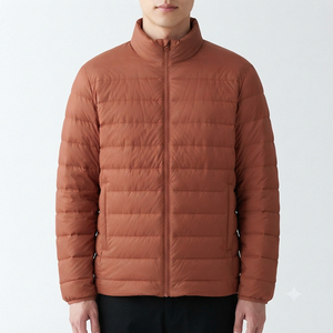 Nouvelles vestes matelassées à capuche pour hommes avec logo personnalisé, col montant, en latex matelassé - Product Image 6