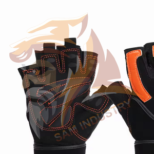 Customizable Durable Gym Fitness Workout <b>Weight</b> Lifting <b>Gloves</b> Anti Slip Grip Adjustable Wrist Strap <b>Weight</b> Lifting <b>Gloves</b> - Product Image 5
