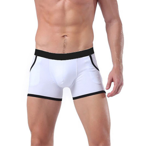 Boxers pour hommes en modal, doux, légers, respirants, coupe ample, sous-vêtements, taille élastique, confortables, pour la détente et le sommeil, vente en gros, personnalisables - Product Image 1