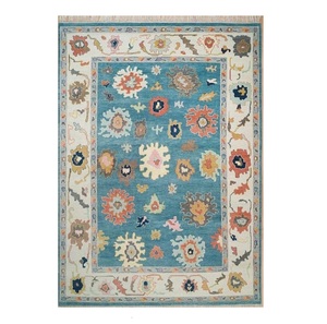 Luxury Multicolor Hand Knotted <b>Wool</b> Area Rug Classic Floral Tribal Pattern Flat Pile Living Room Bedroom Home Decor - Product Image 5