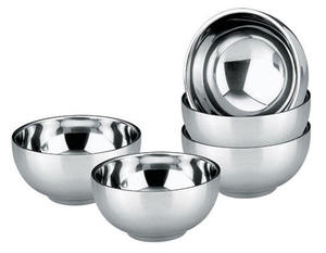 New Arrival Restaurant Water Bowls Silver Mixing Bowl Thickened Stainless Steel Salad Bowls for <b>Kitchen</b> - Product Image 1