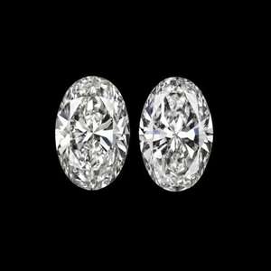 CONCEPTION D VVS VS Couleur 1CT 1.5CT 2CT 3CT Diamant synthétique de laboratoire cultivé, taille ovale, non monté, pour bijoux féminins IGI - Product Image 2