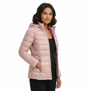 Abrigo de Plumón Reversible con Capucha y Cremalleras para Mujer, Talla Grande 4XL, de Piel de Oveja y Pelo de Zorro, Colección Invierno 2025, Venta al por Mayor - Product Image 6