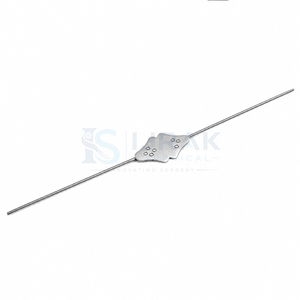 Sonde lacrymale Bowman en acier inoxydable, 6 pouces, instrument chirurgical manuel ORL, sonde réutilisable pour procédure ophtalmique - Product Image 3