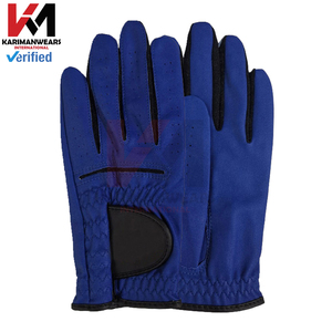Soft Feel Cabretta Leather Golf <b>Gloves</b> Custom Logo OEM Professional High-Grip Anti-Slip Golf Training Gear Wholesale Factory - Product Image 1
