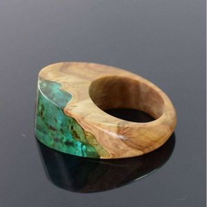 Anneaux de serviette en bois et résine artistiques, bagues créatives et tendance pour une table élégante - Product Image 3