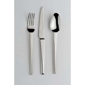 Exclusive Stainless Steel Flatware European <b>Cutlery</b> Set Wholesale <b>Gold</b> Plated Spoon Knife <b>and</b> Fork With <b>Black</b> Handle - Product Image 1