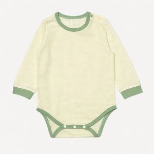 JALBEBE Body Neonato Unisex in Cotone 100% Ecologico Tessuto a Maniche Lunghe con Bottoni sulle Spalle in Rete Traspirante Estivo - Product Image 3